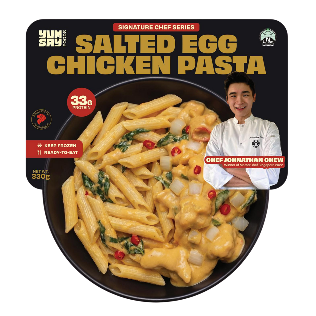 Salted Egg Chicken Pasta