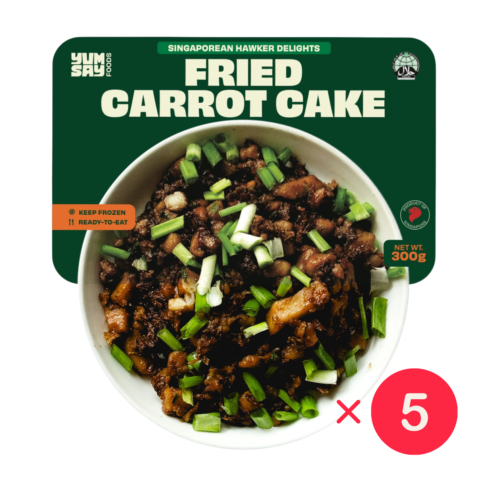 Fried Carrot Cake Bundle (5 Packs)