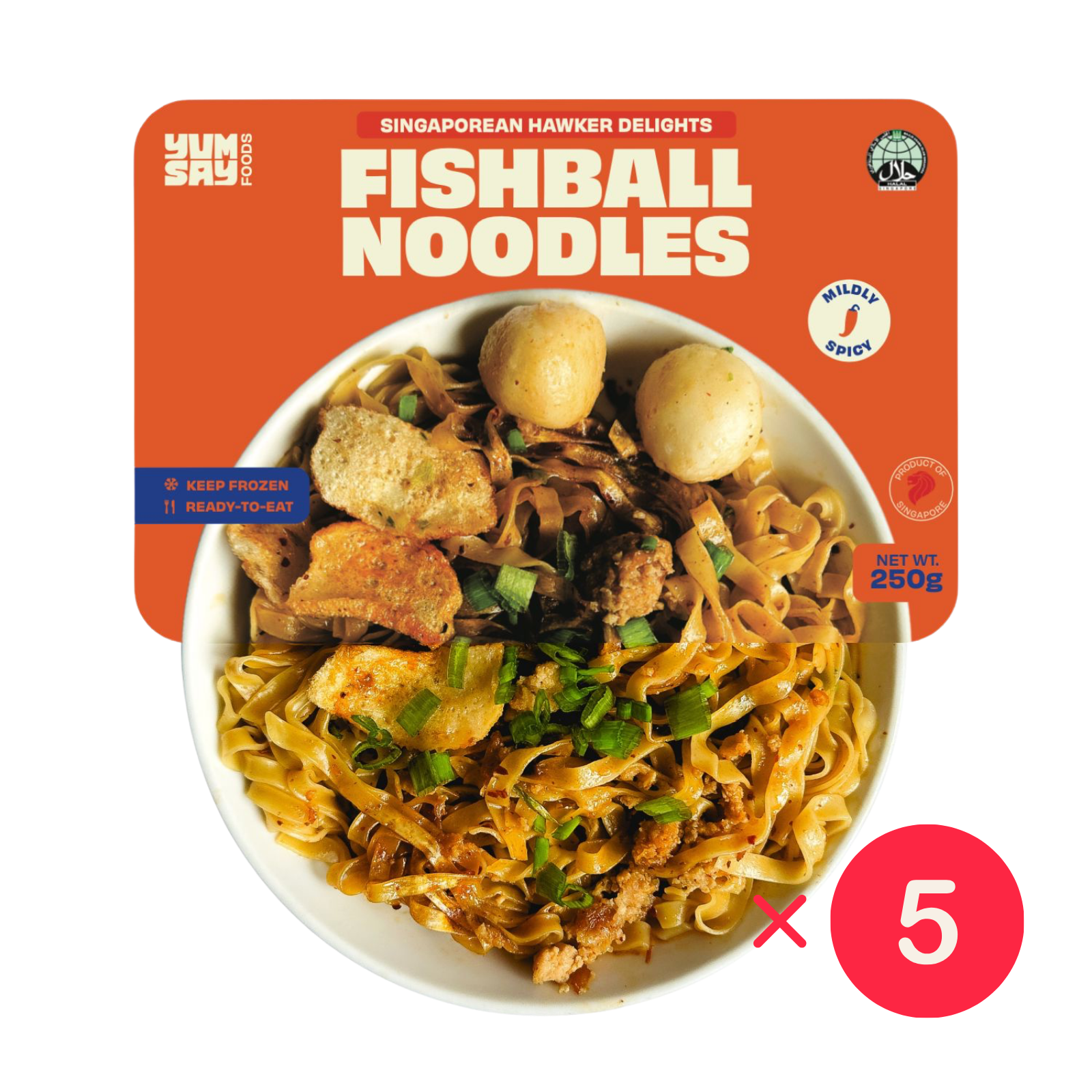 Fishball Noodles Bundle (5 Packs)
