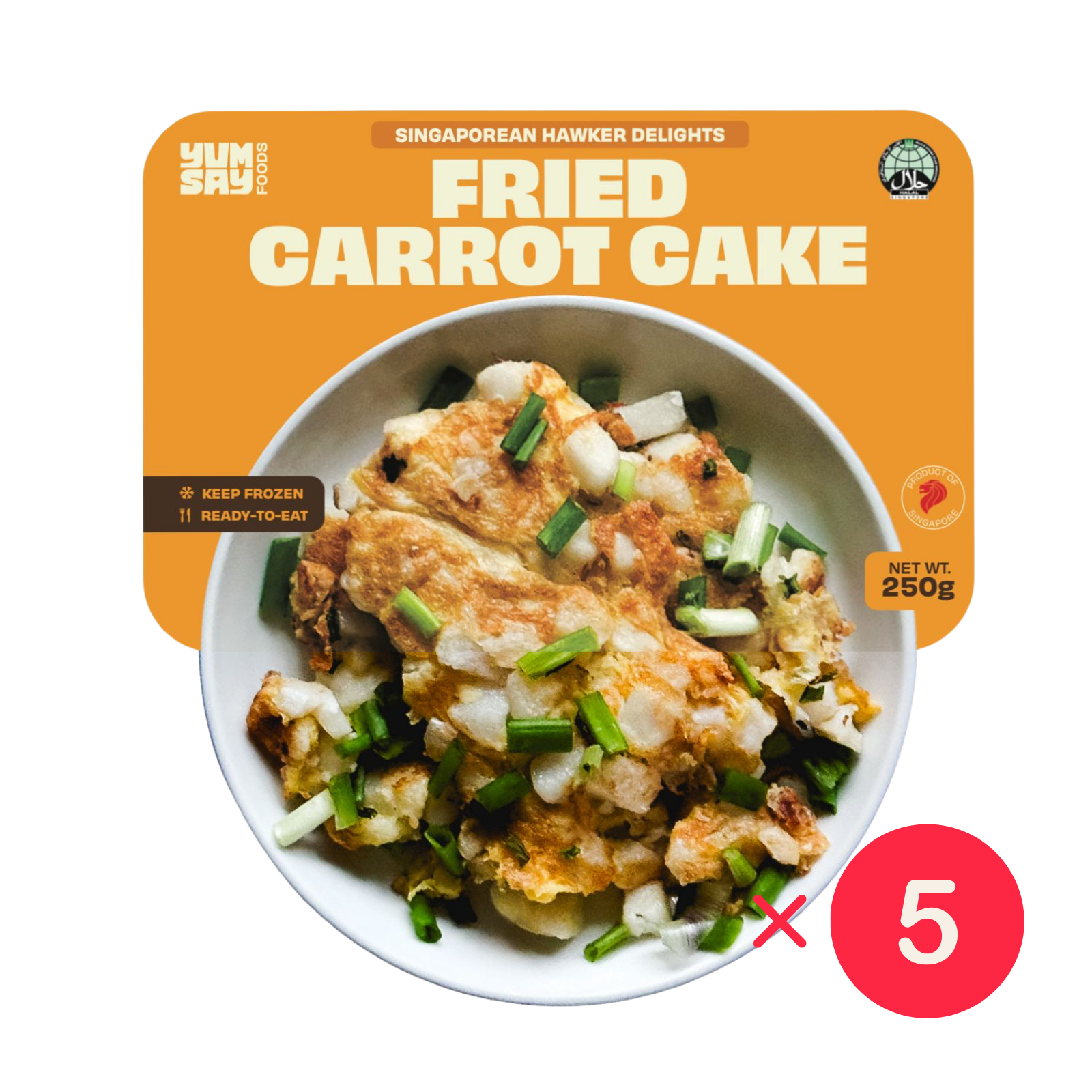 Fried Carrot Cake Bundle (5 Packs)