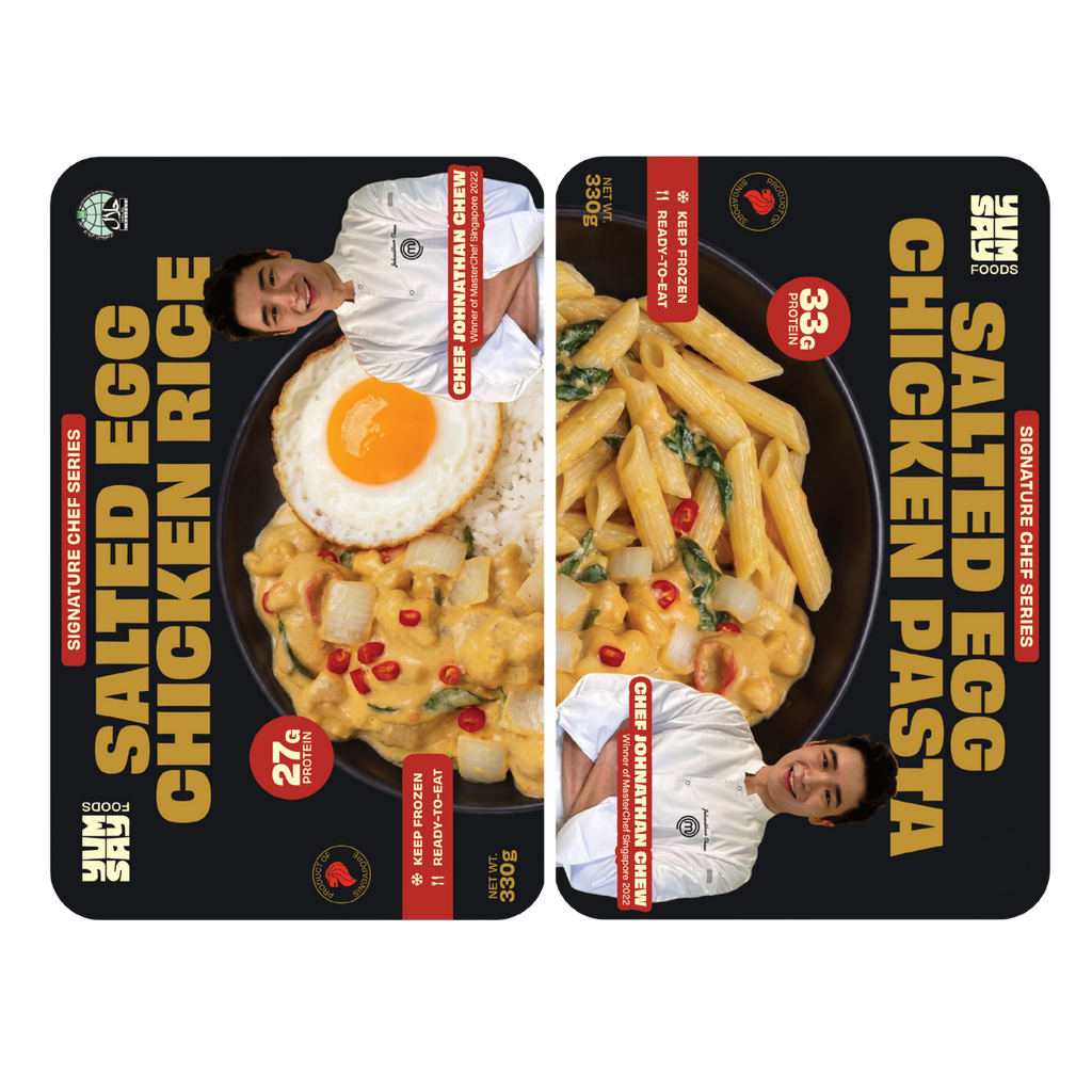 Salted Egg Chicken Bundle of 2 (Rice and Pasta)