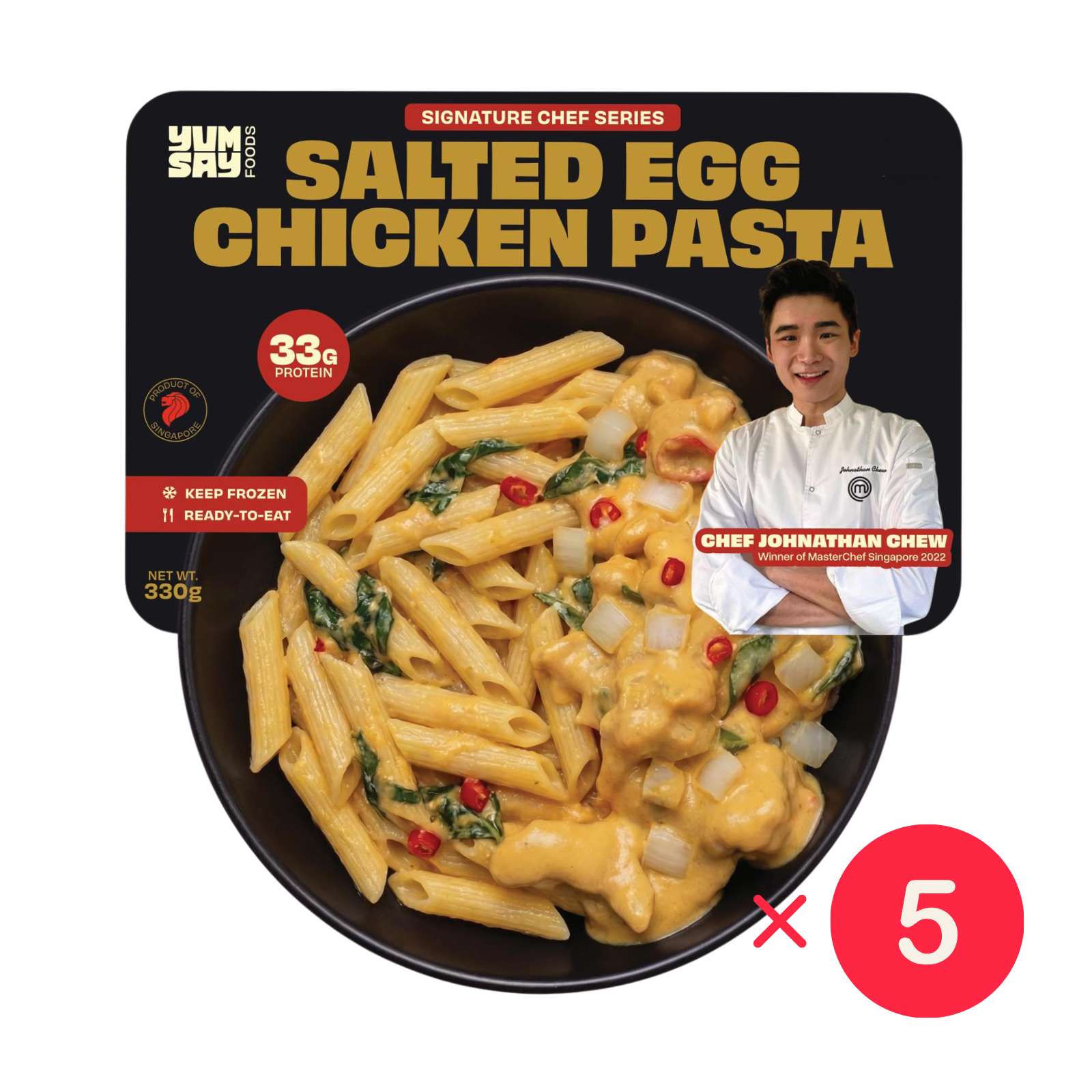 Salted Egg Chicken Pasta Bundle (5 Pack)