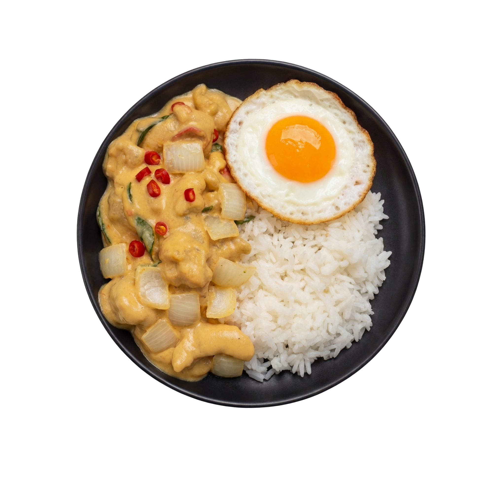 Salted Egg Chicken Rice